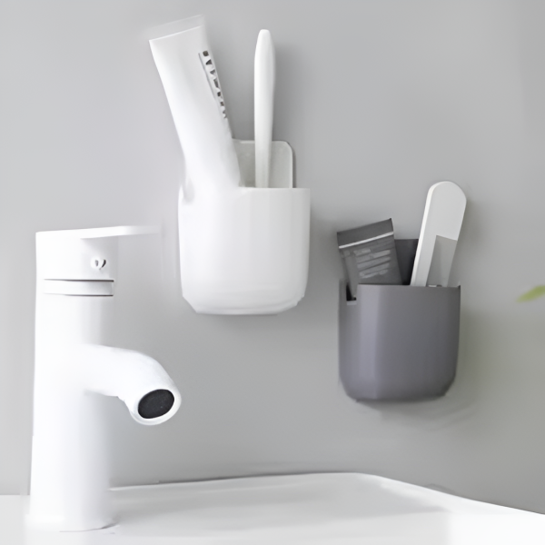 U-Shape Wall Mounted Mobile & Remote Holder – Multifunctional Storage Case for Phone, Remote & More