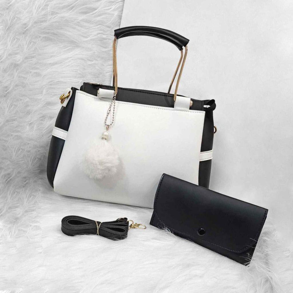 Girls’ Rexine Plain Shoulder Bag – Stylish & Durable Everyday Handbag for School, Shopping & Outings