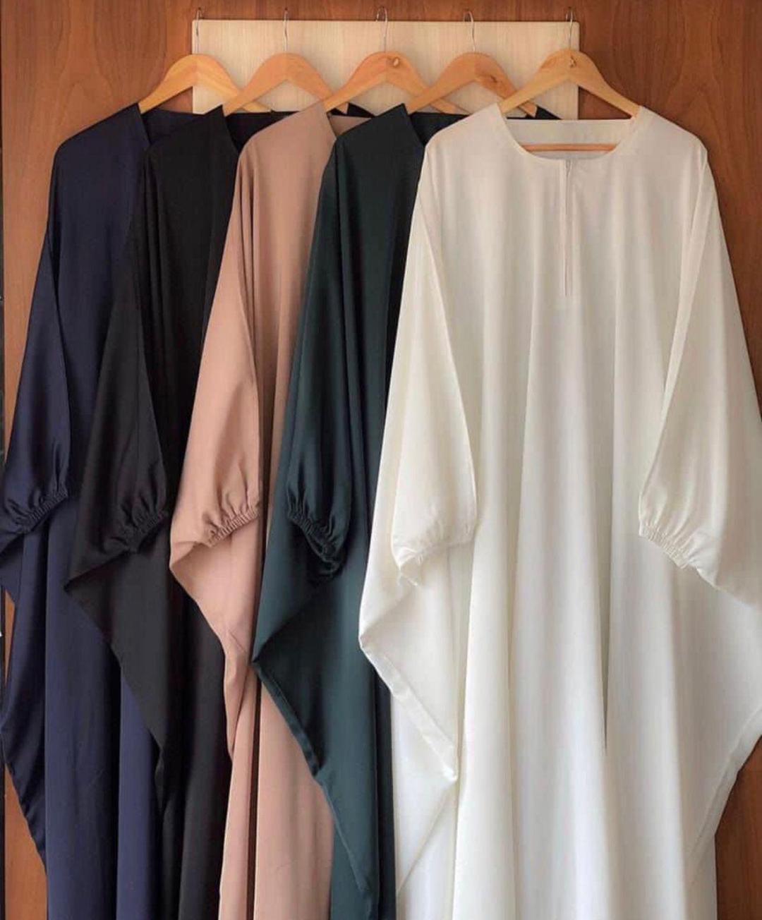 Women’s Georgette Butterfly Full Abaya – Elegant Flowy Islamic Dress with Modest Comfort & Stylish Design