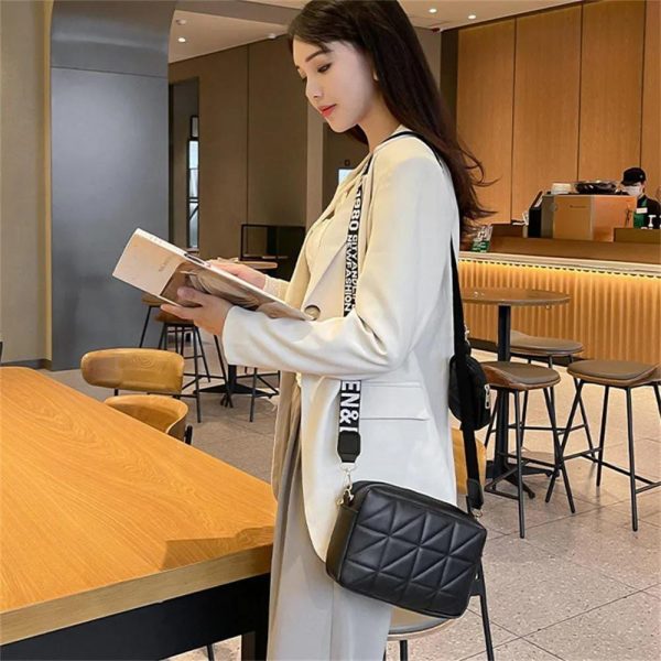 2-Piece PU Leather Crossbody Bag Set โ Stylish Shoulder Bags for Girls & Women, Premium Quality Everyday Handbag Collection