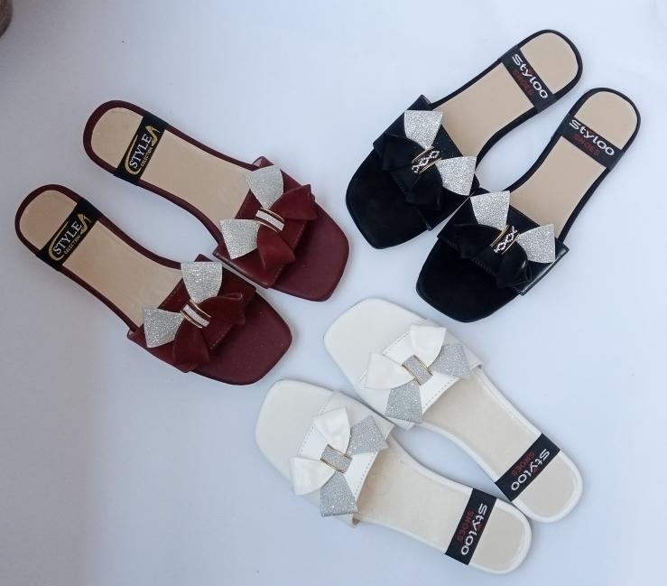 Women’s Synthetic Leather Formal Flats – Elegant Comfortable Slip-On Shoes for Office & Occasions