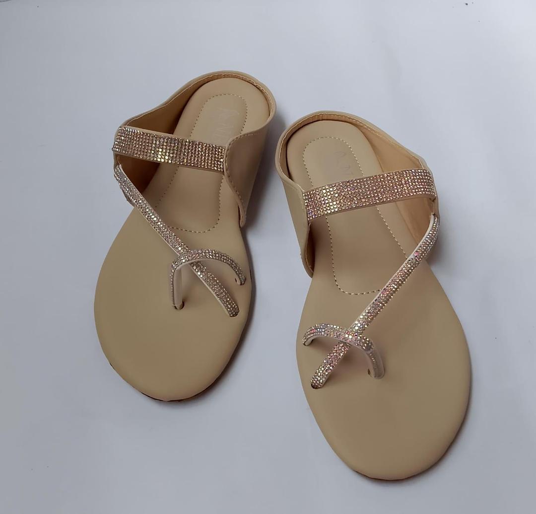 Women’s Synthetic Leather Formal Flats – Elegant Comfortable Slip-On Shoes for Office & Special Events