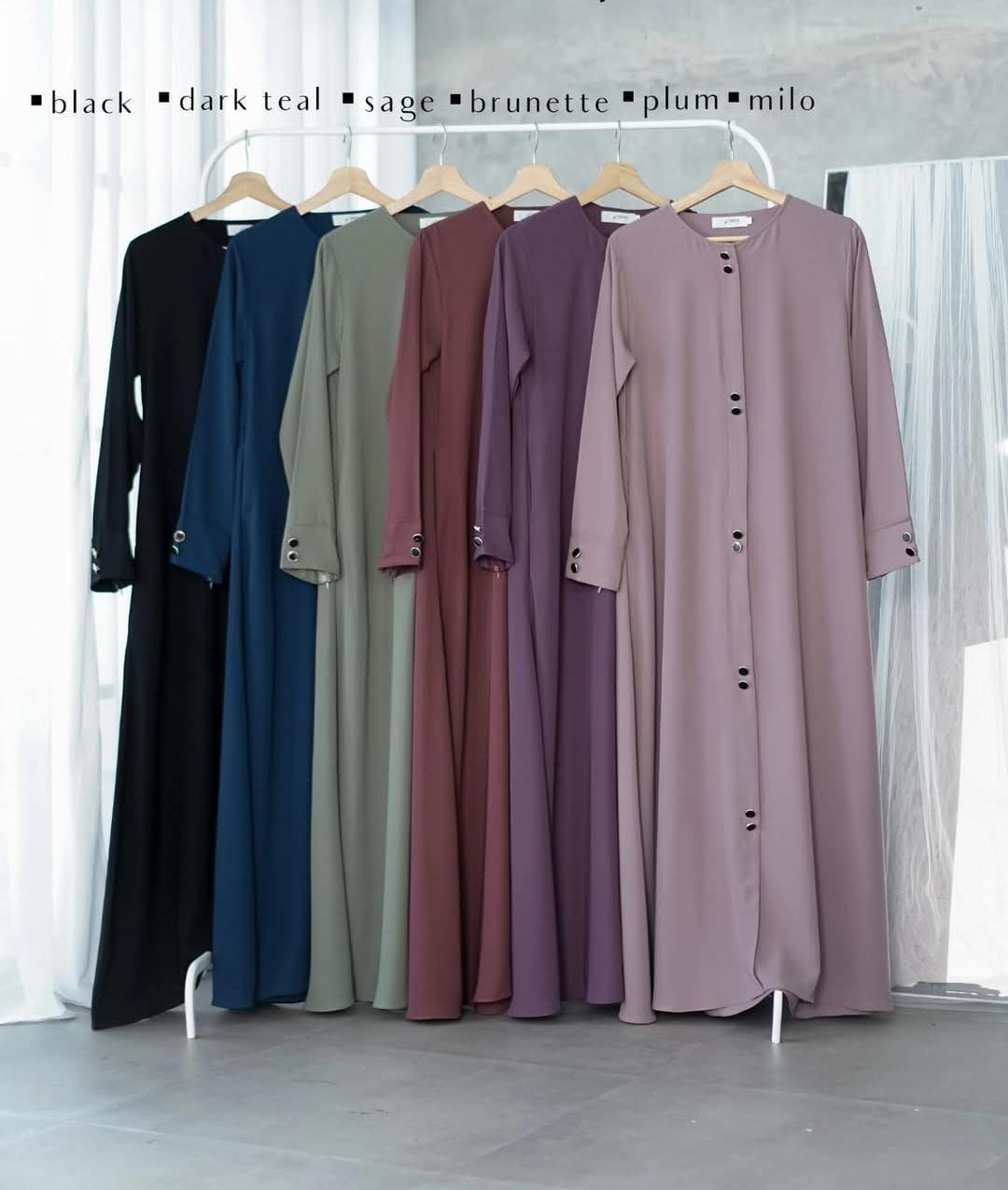 Stylish Georgette Full Abaya with Stoller - 1 Pc