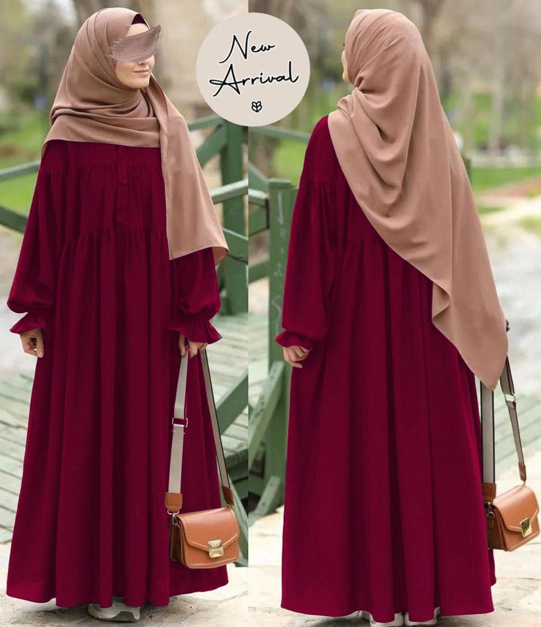 Stylish Georgette Full Abaya for Women – Elegant 1-Piece Islamic Dress, Modest Fashion with Comfortable & Flowy Design