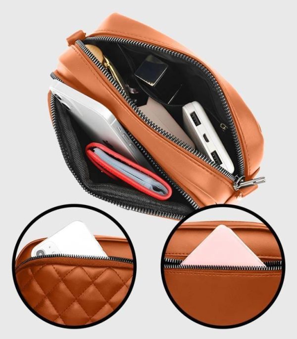 Women’s PU Leather Embroidered Shoulder Bag – Elegant Fashion Handbag, Premium Quality Crossbody Purse for Everyday & Special Occasions