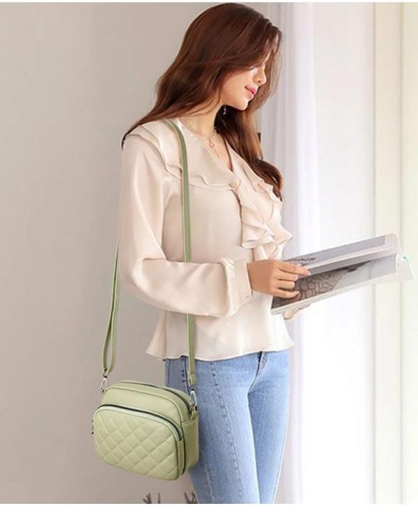 Women’s PU Leather Embroidered Shoulder Bag – Elegant Fashion Handbag, Premium Quality Crossbody Purse for Everyday & Special Occasions