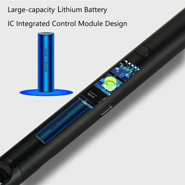 Arc Lighter with USB Charging – Flameless Windproof Lighter with LED Battery Display & Safety Switch