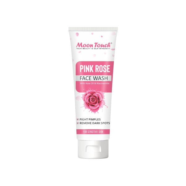 Creamy Pink Rose Face Wash 100ml – Gentle Hydrating Cleanser for Soft, Fresh & Naturally Glowing Skin