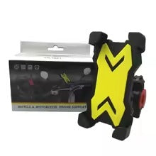Universal Mobile Phone Holder Stand for Bicycle & Motorcycle – 360° Rotating Handlebar Mount