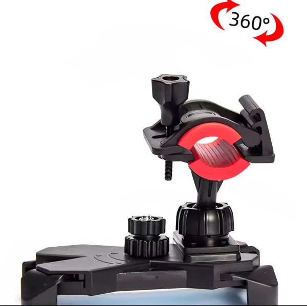 Universal Mobile Phone Holder Stand for Bicycle & Motorcycle – 360° Rotating Handlebar Mount