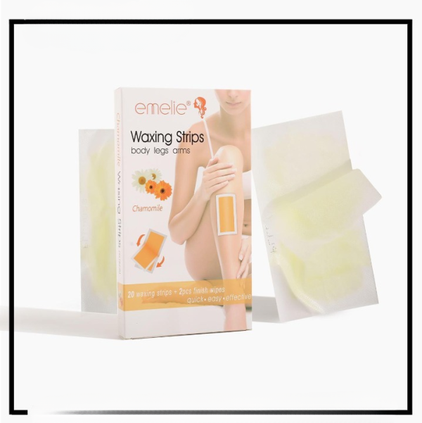 Pack of 20 Waxing Strips – Easy Hair Removal Strips for Smooth & Soft Skin (Random Flavour)
