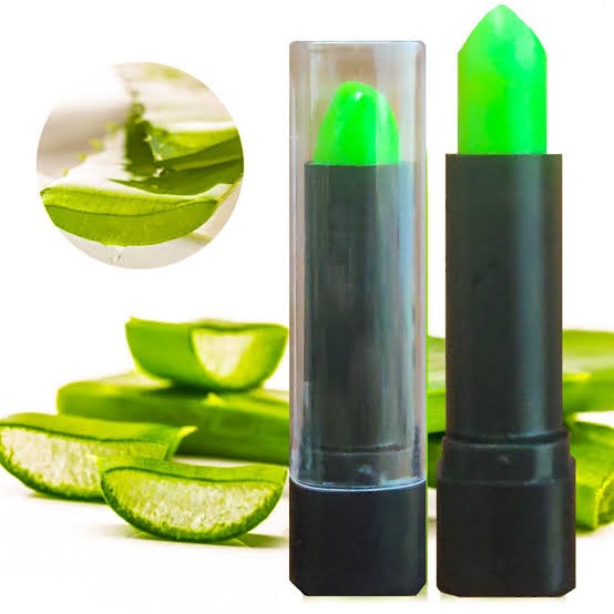 Pack of 6 Color Changing Green Lipsticks – Magic Moisturizing Lip Balm Set with Long-Lasting Pink Tint