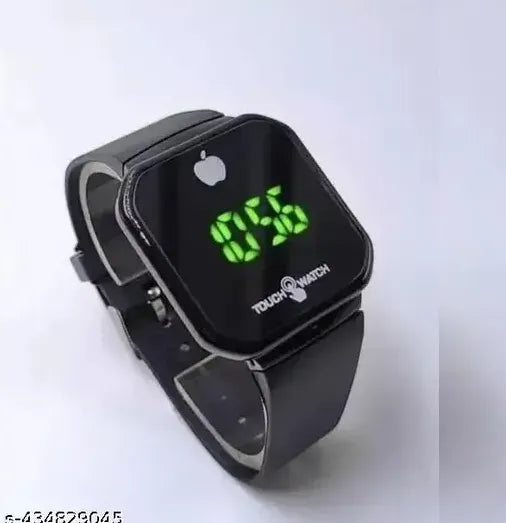 Touch LED Watch – Fashion Casual Sports Digital Wristwatch for Men & Women, Square (Random Color)