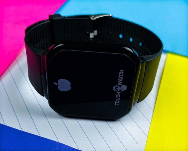 Touch LED Watch – Fashion Casual Sports Digital Wristwatch for Men & Women, Square (Random Color)