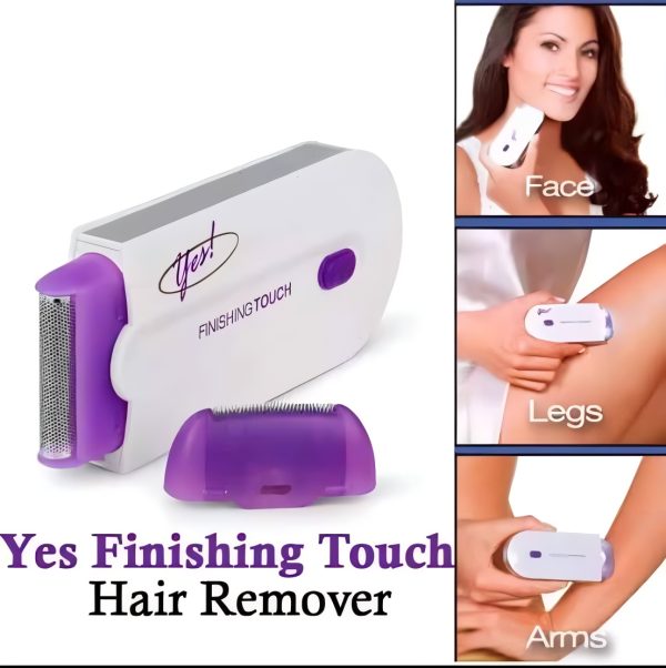 Women’s Electric Hair Remover – Safe Painless Shaver with Sensa-Light Tech & LED Light (Portable)