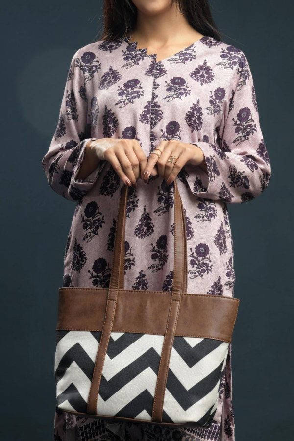 Women’s PU Leather Printed Tote Bag – Stylish Shoulder Bag & Purse, Durable Everyday Handbag for Work, Shopping & Travel