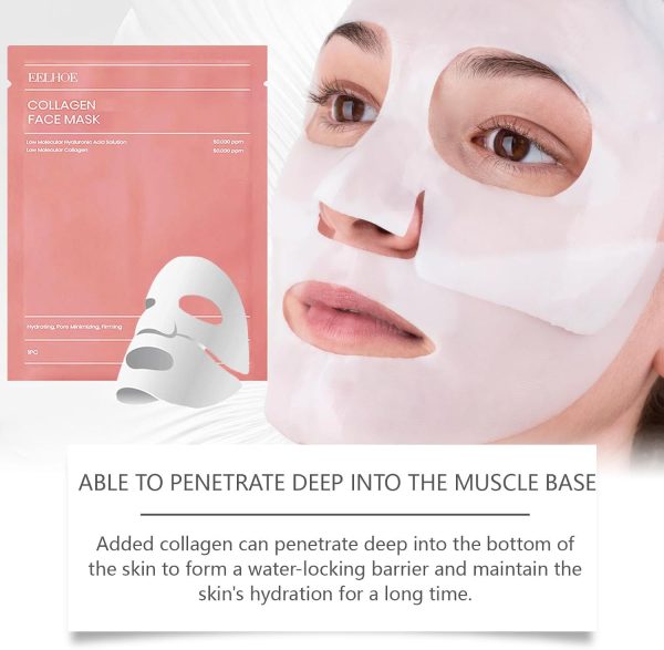Bio-Collagen Real Deep Mask 36g – Hydrating Overnight Facial Sheet Mask for Firming & Pore Care