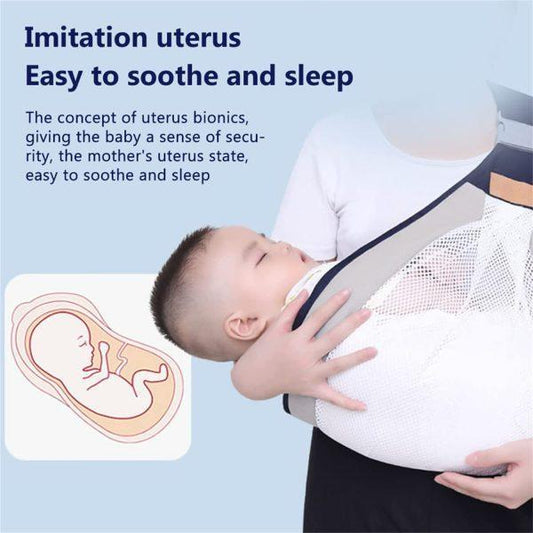 Baby Carrier Half Wrapped Sling – Comfortable, Breathable & Adjustable for Parents
