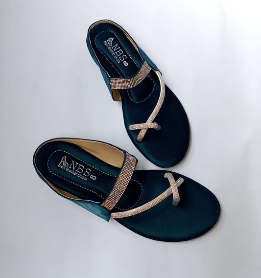 Women’s Synthetic Leather Formal Flats – Elegant Slip-On Shoes for Office, Parties & Special Occasions