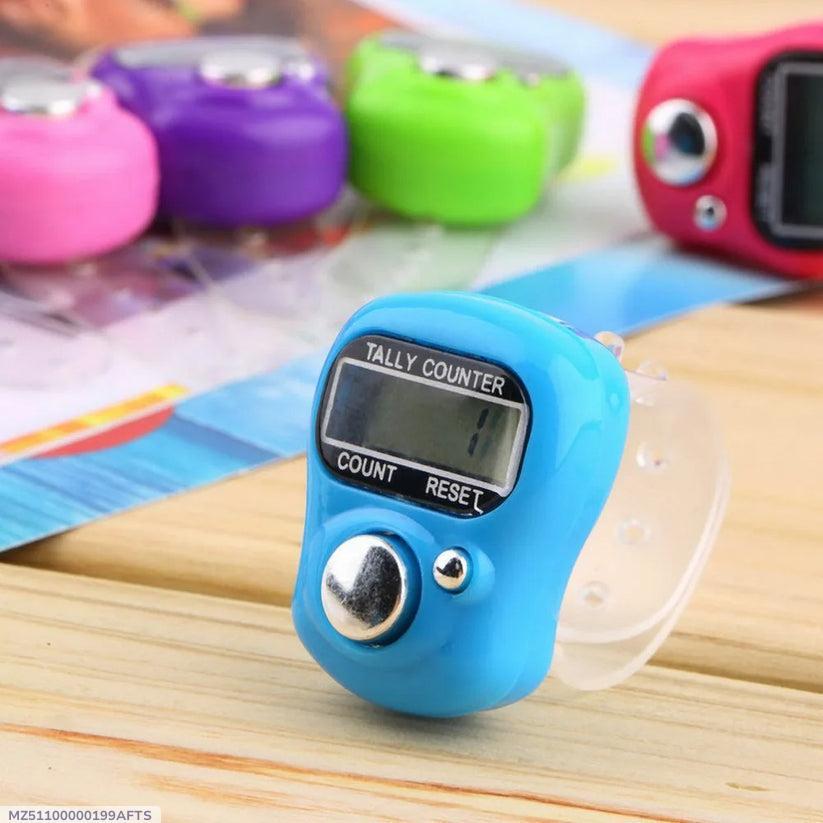 Colorful 5 Pcs Digital Tally Counter Set – Portable Finger Tasbih with LCD Display for Accurate Counting