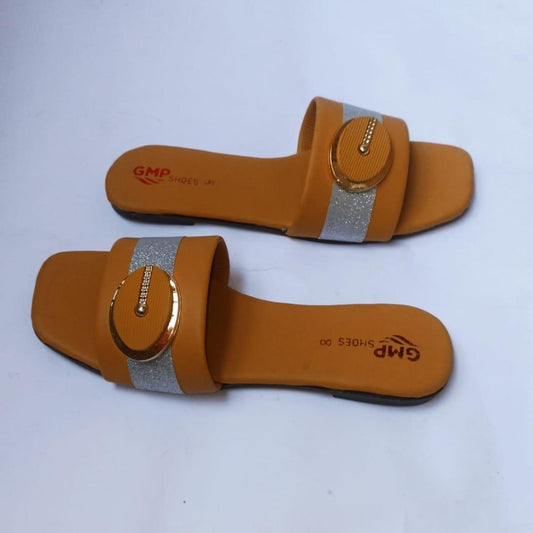 Women’s Synthetic Leather Casual Flats – Comfortable Everyday Slip-On Shoes, Durable & Stylish