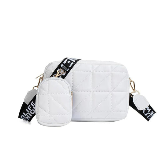 2-Piece PU Leather Crossbody Bag Set – Stylish Shoulder Bags for Girls & Women, Premium Quality Everyday Handbag Collection
