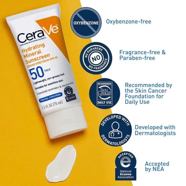 CeraVe 4-in-1 Skincare Kit – Night Cream, Sunblock, Cleanser & Serum for Radiant Healthy Skin