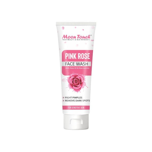 Creamy Pink Rose Face Wash 100ml – Gentle Hydrating Cleanser for Soft, Fresh & Naturally Glowing Skin