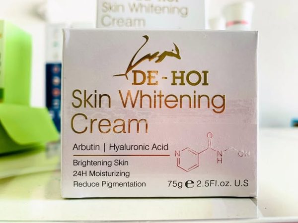 De Hoi Skin Whitening Cream 75g – Brightening & Moisturizing Face & Body Cream for Dark Skin