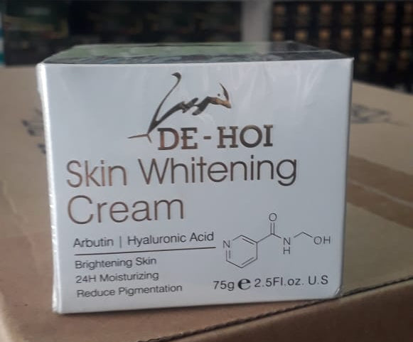 De Hoi Skin Whitening Cream 75g – Brightening & Moisturizing Face & Body Cream for Dark Skin