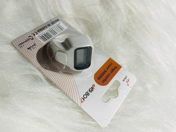 Digital Finger Counter Tasbih – Portable Ring Tally Counter with LCD Display for Prayer & Dhikr