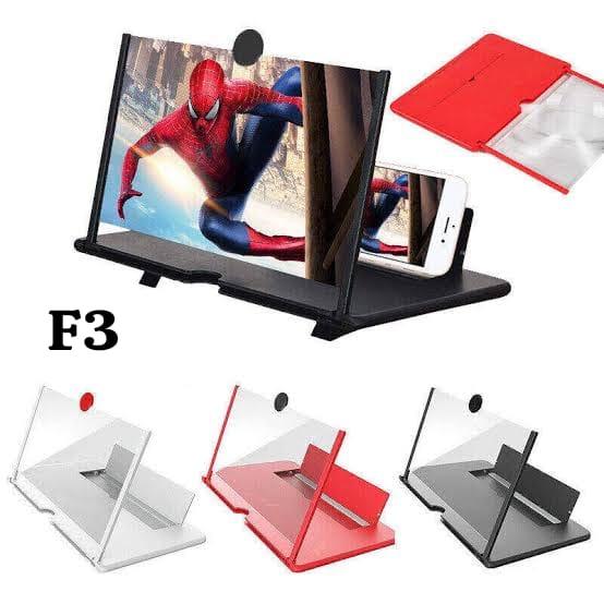 F3 Mobile Screen Magnifier – Enlarged Phone Screen Amplifier with Eye Protection (Random Color)