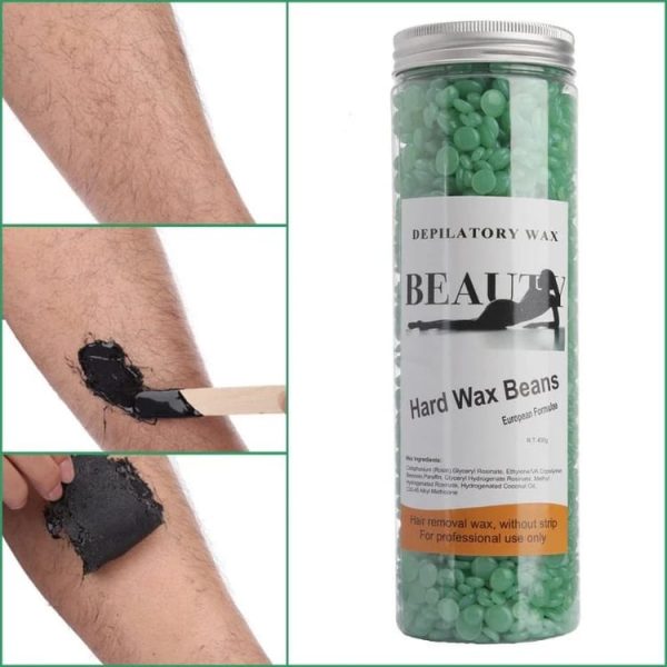 Hard Beans Hair Removal Wax – Painless Wax Beans for Face, Body & Legs (1 Pc, Random Color)