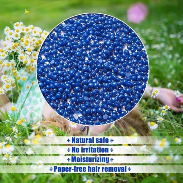 Hard Beans Hair Removal Wax – Painless Wax Beans for Face, Body & Legs (1 Pc, Random Color)