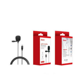 Jmary Type-C Lavalier Microphone with Clip – TikTok, Mobile, Laptop & Tablet Compatible Mic