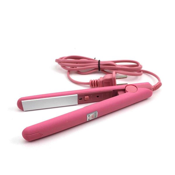 Mini Hair Straightener & Curler – Compact Travel Dual-Use Styling Tool for Dry & Wet Hair (Random)