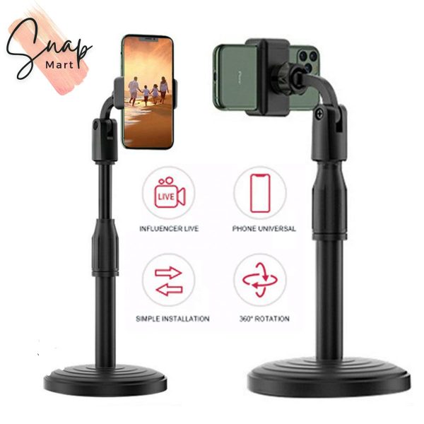 Multifunction Mini Mobile Tripod Stand – Adjustable Height & Angle Phone Holder for Photography & Video