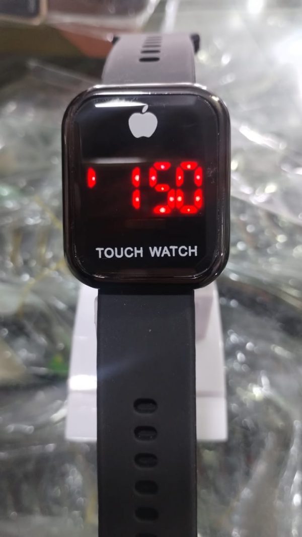 Touch LED Watch – Fashion Casual Sports Digital Wristwatch for Men & Women, Square (Random Color)