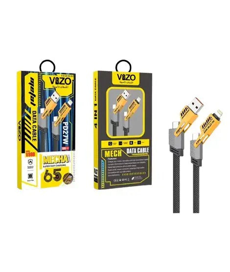 V999 5-in-1 Ultra Fast Multi-Mode Cable – Charging & Data Cable for Multiple Mobile Devices
