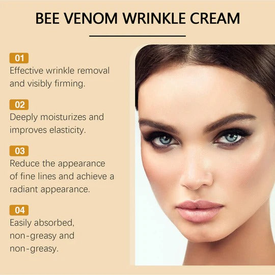 Bee Venom Whitening & Moisturizing Face Cream – Brightening Anti-Aging Hydrating Skincare Moisturizer