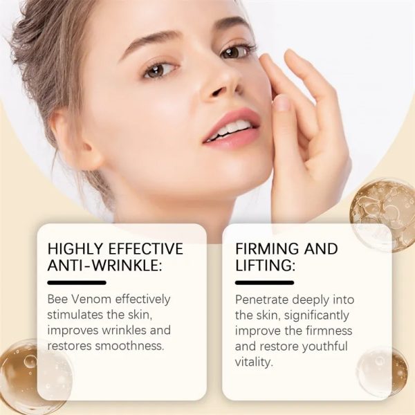 Bee Venom Whitening & Moisturizing Face Cream – Brightening Anti-Aging Hydrating Skincare Moisturizer