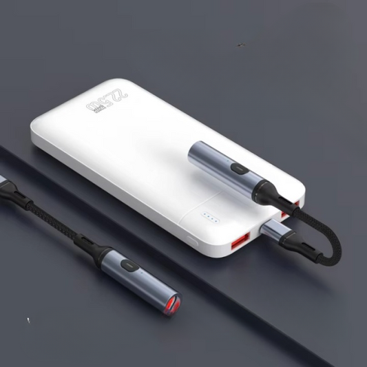 Windproof USB Mobile Phone Charging Lighter – Outdoor Cigarette Lighter with Box | Rechargeable